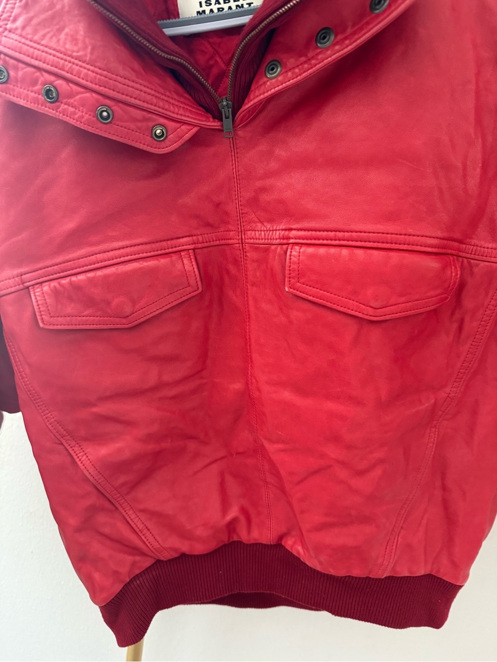 Isabel Marant Isabel Red Dorry Jacket - Picture 6 of 9